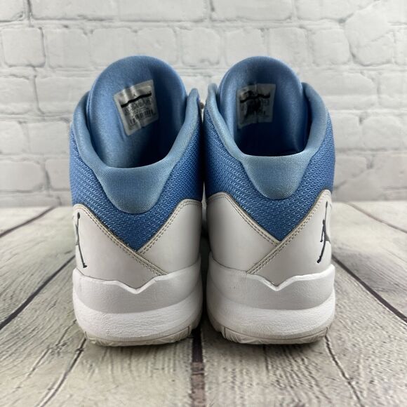 Nike Air Jordan Aero Mania Mens Sz 11.5 UNC TARHEELS Carolina Blue 552313 2013 - Picture 4 of 8